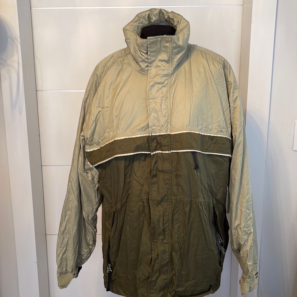 Foursquare Expedition Performance Systems Mens Snowboard Jacket Size XL green